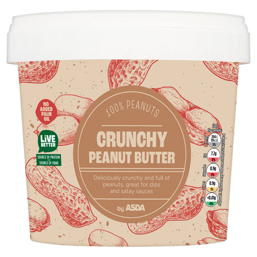 ASDA Crunchy Peanut Butter 1kg