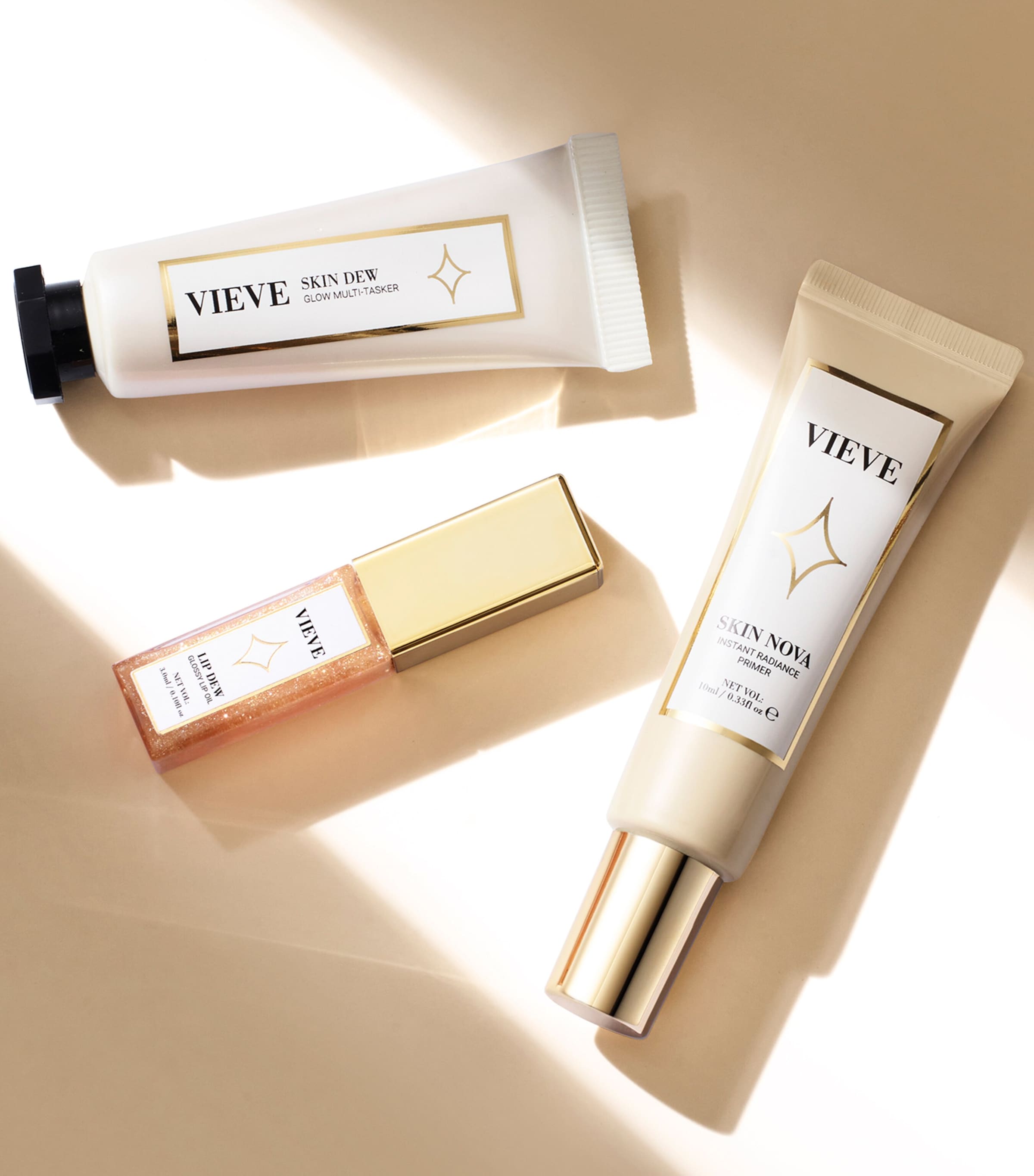 Vieve Glowbe Trotter Set skincare travel set, UK version