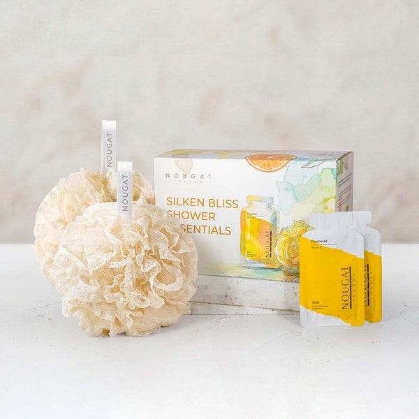 Nougat London Silken Bliss shower set, UK version