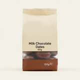 Dattes au chocolat au lait Holland & Barrett 150g, importées du Royaume-Uni