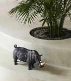 Lladró porcelain rhino figurine, UK version