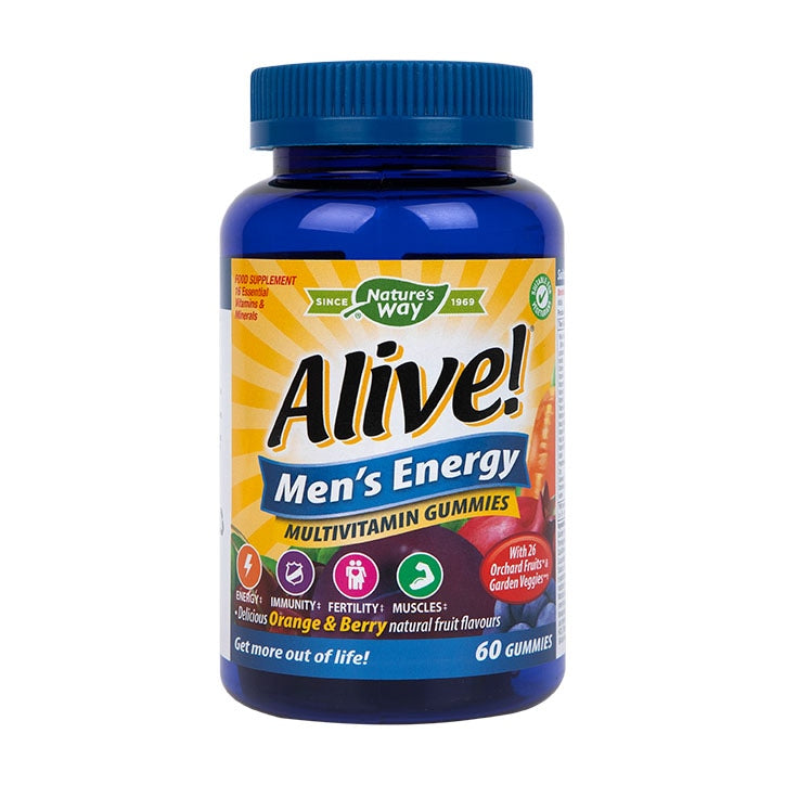 Nature's Way Alive! Mens Energy Soft Jells 60 Tablets Men's Multivitamins Holland&Barrett   