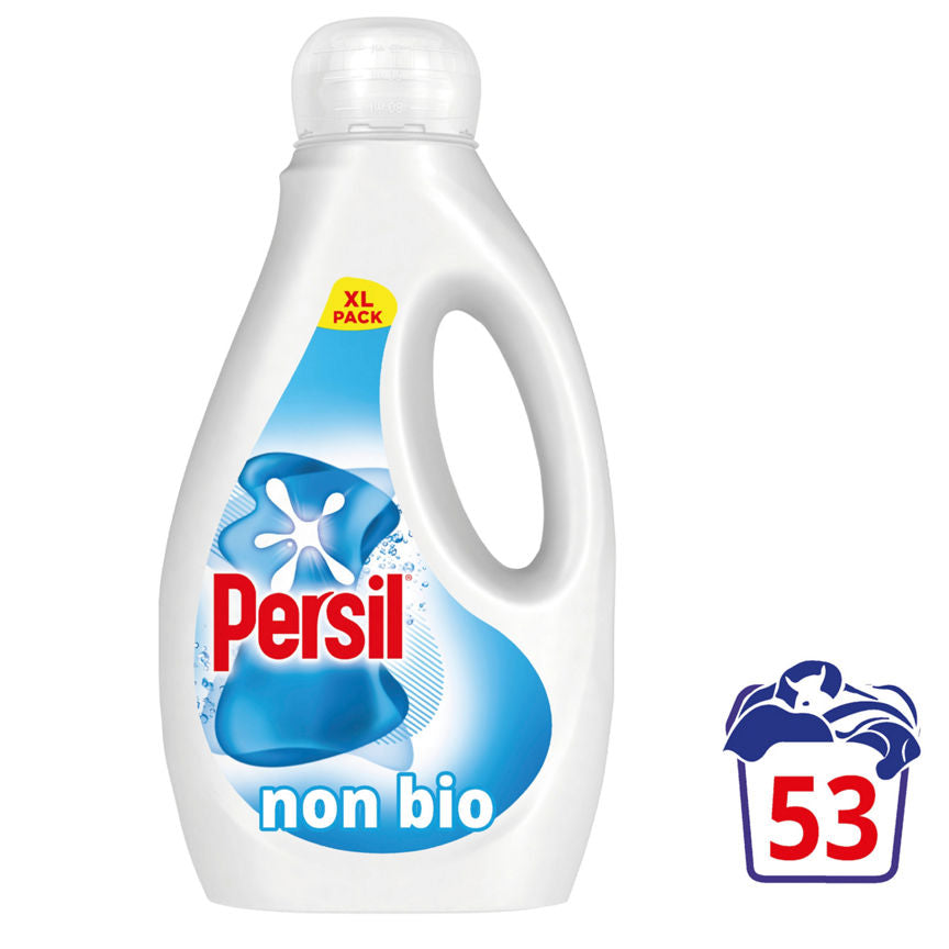 Persil Laundry Washing Liquid Detergent Non Bio 53 wash