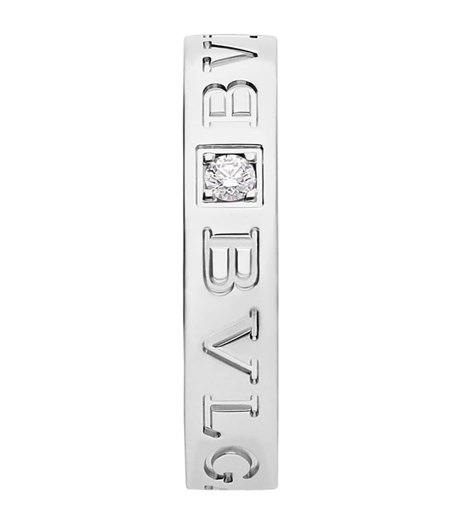 Bvlgari B.zero1 white gold diamond ring (British brand)