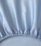 Yves Delorme Triomphe Celeste Super King fitted sheet, imported from the UK