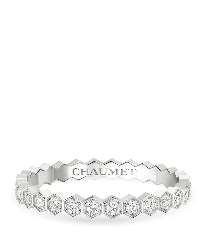 Chaumet white gold and diamond ring, UK version