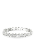 Chaumet white gold and diamond ring, UK version