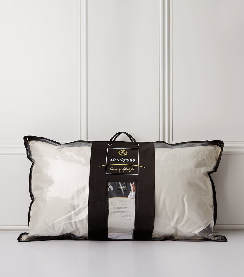 Brinkhaus Arctic duck down pillow 50cm x 90cm - British product