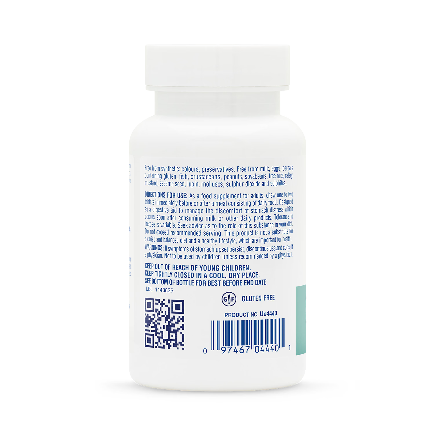 NaturesPlus Say Yes to Dairy 60 chewable tablets - British product