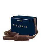Fieldbar Mini Bar Cooler Box with Leather Sling 4L - British product