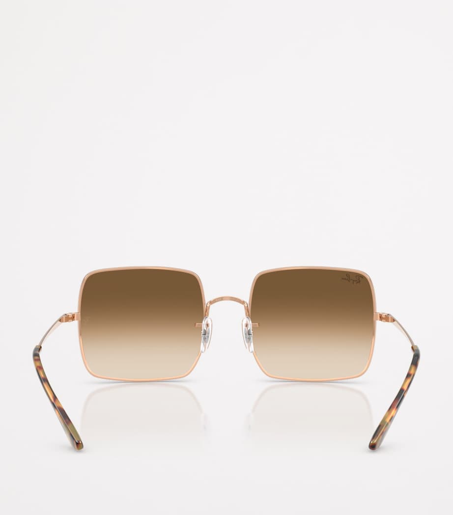 Ray-Ban RB1971 square sunglasses metal frame retro tinted lenses, UK version
