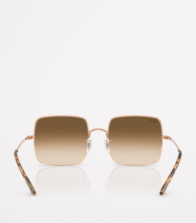 Ray-Ban RB1971 square sunglasses metal frame retro tinted lenses, UK version