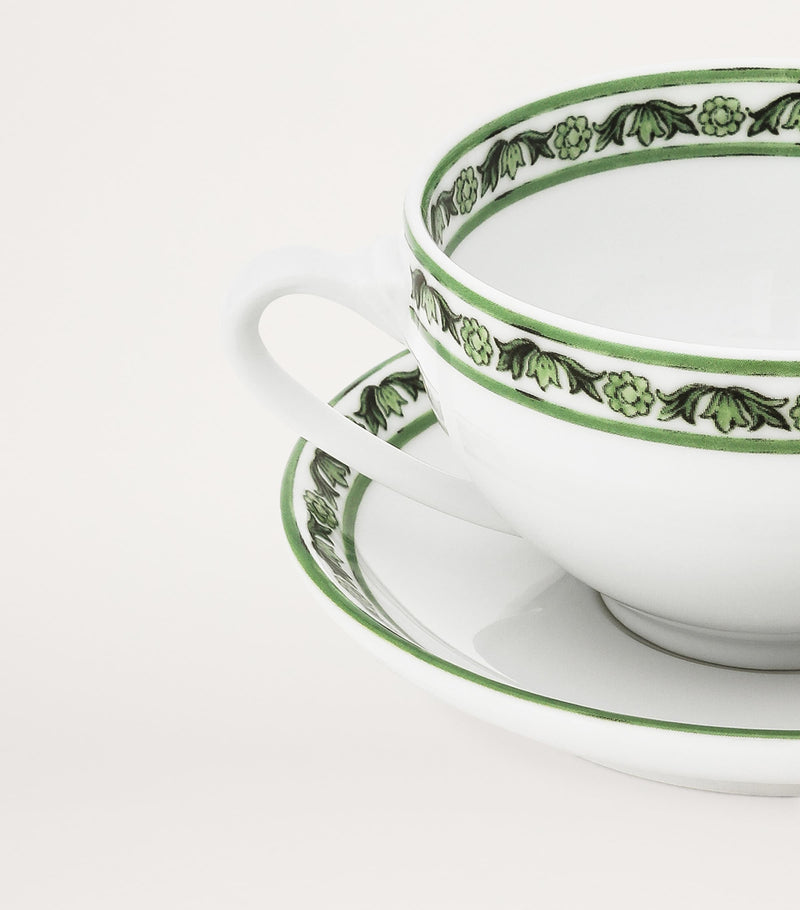 Dolce&Gabbana Casa porcelain teacup and saucer set - British product