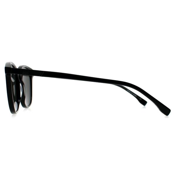 Lacoste L961S Black unisex sunglasses with green lenses - British product