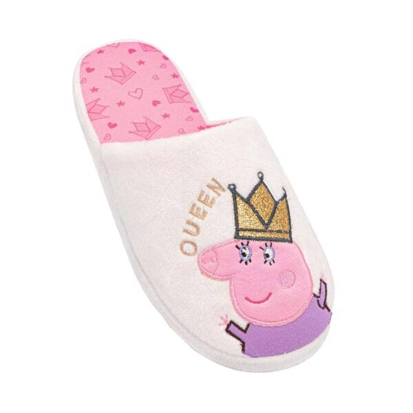 Peppa Pig Womens Queen Mummy Pig Slippers (5-6)