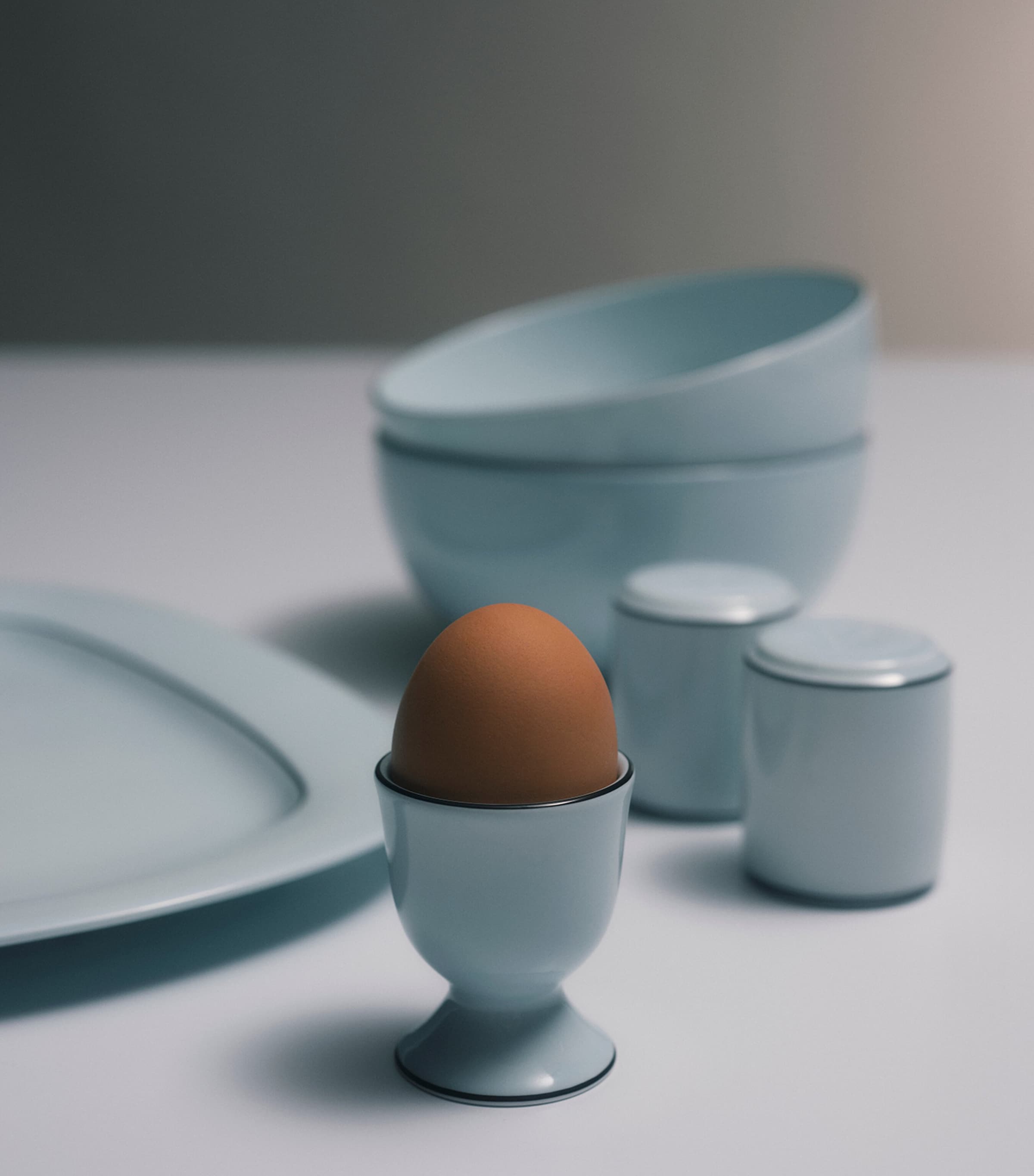 Prada celadon egg cups set of 2, imported from the UK