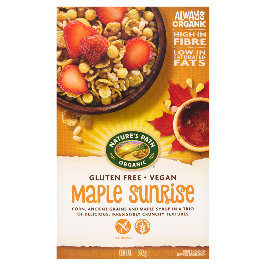 Nature's Path Organic Gluten Free Maple Sunrise Cereal Cereals ASDA   