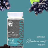 Known Nutrition Shilajit vegan gummies, imported from the UK