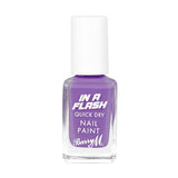 Barry M In A Flash Quick Dry Nail Paint - Pink Burst GOODS Superdrug Patient Purple  