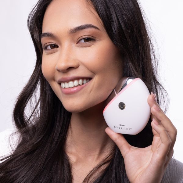 STYLPRO heated LED gua sha skincare tool, imported from the UK
