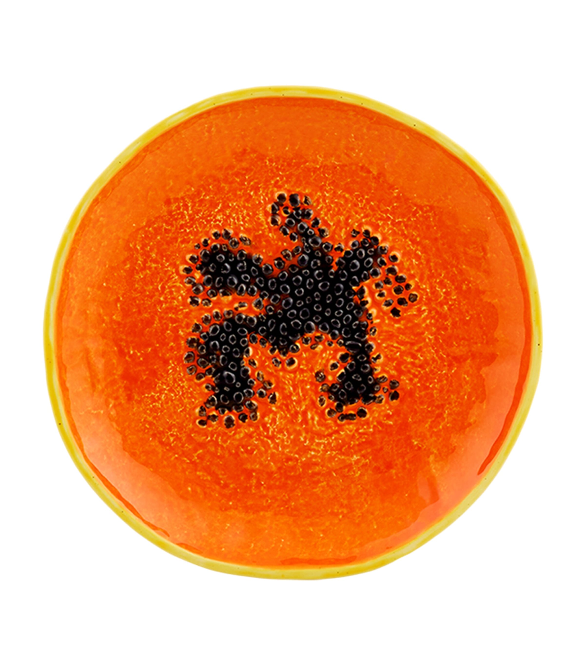Bordallo Pinheiro papaya plate 21cm - British product