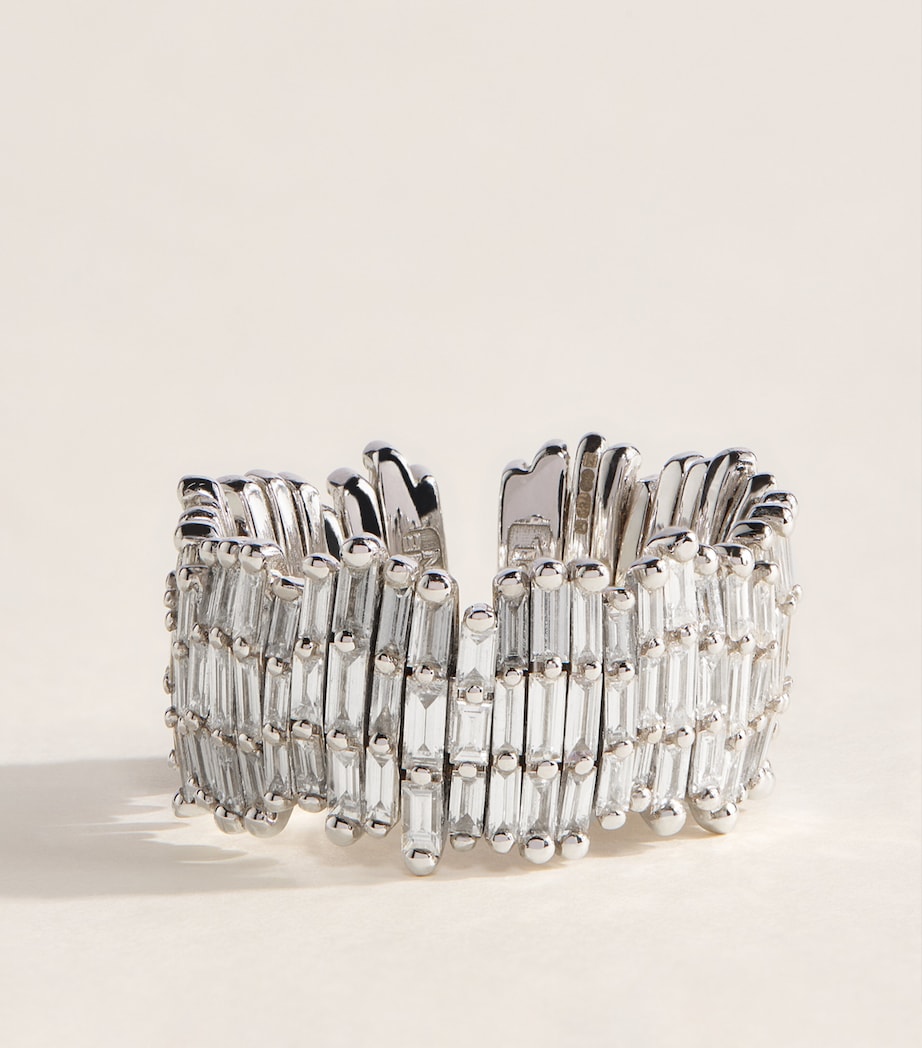 Suzanne Kalan white gold diamond eternity ring - British product
