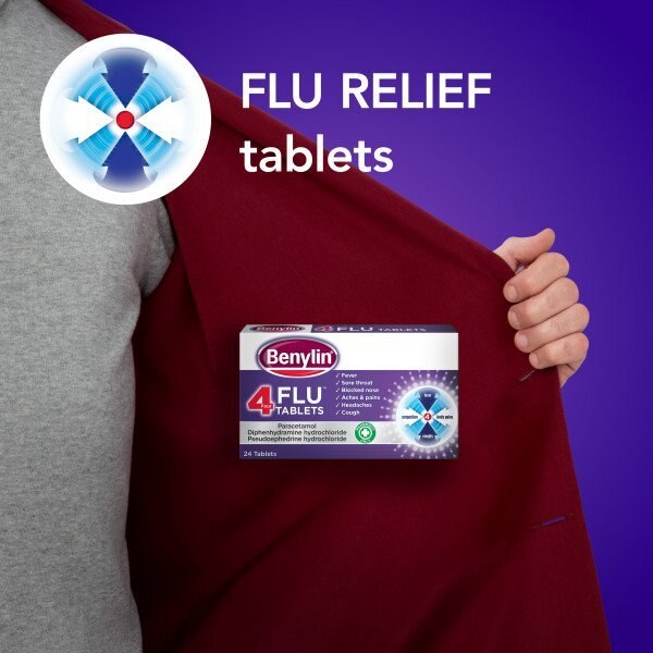 Benylin 4 Flu Tablets 24s GOODS Superdrug   