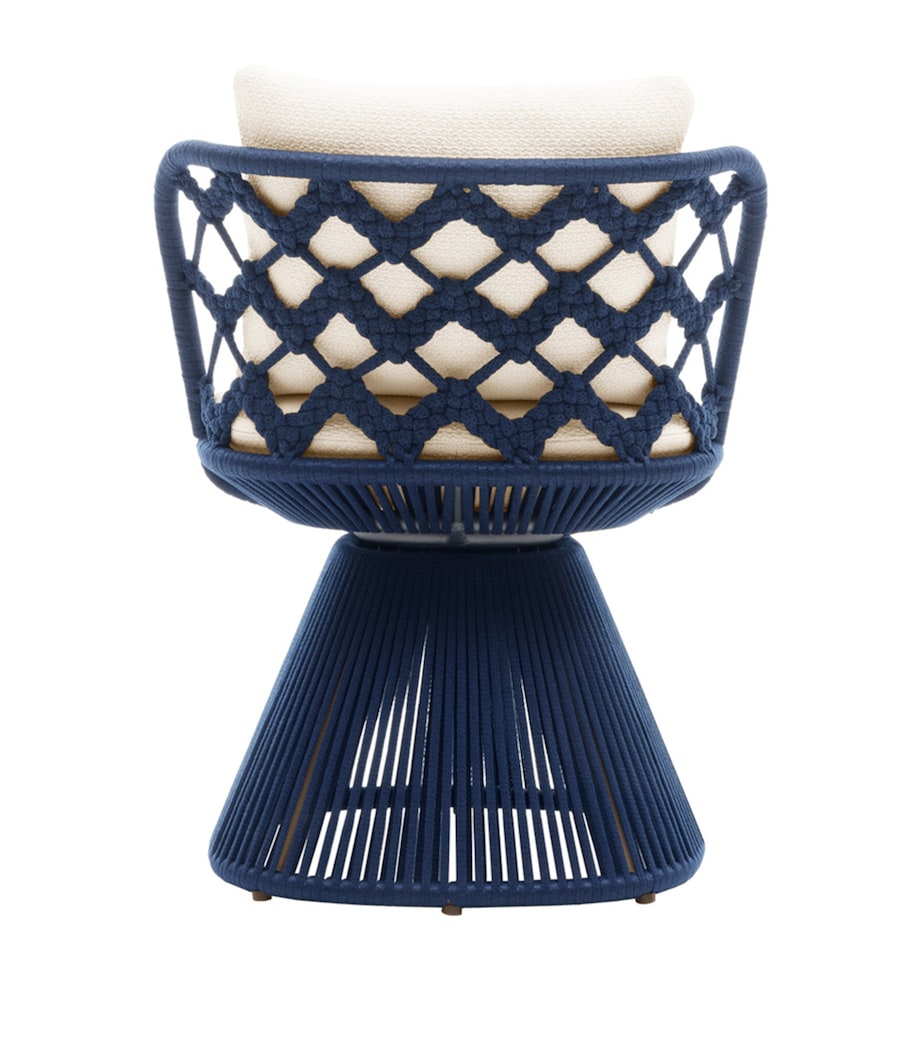 B&B Italia Flair O' cushioned outdoor dining chair, UK version