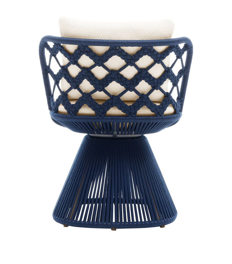 B&B Italia Flair O' cushioned outdoor dining chair, UK version
