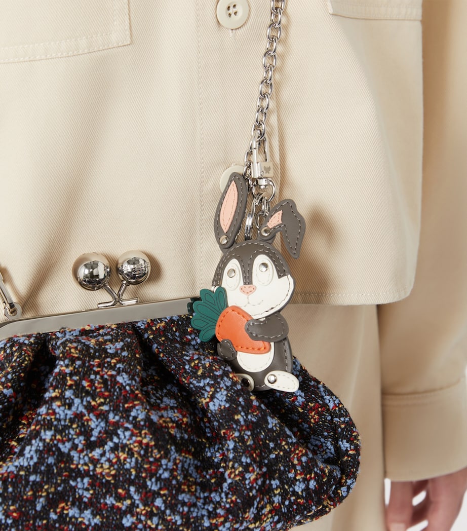 Weekend Max Mara leather bunny keyring (British brand)