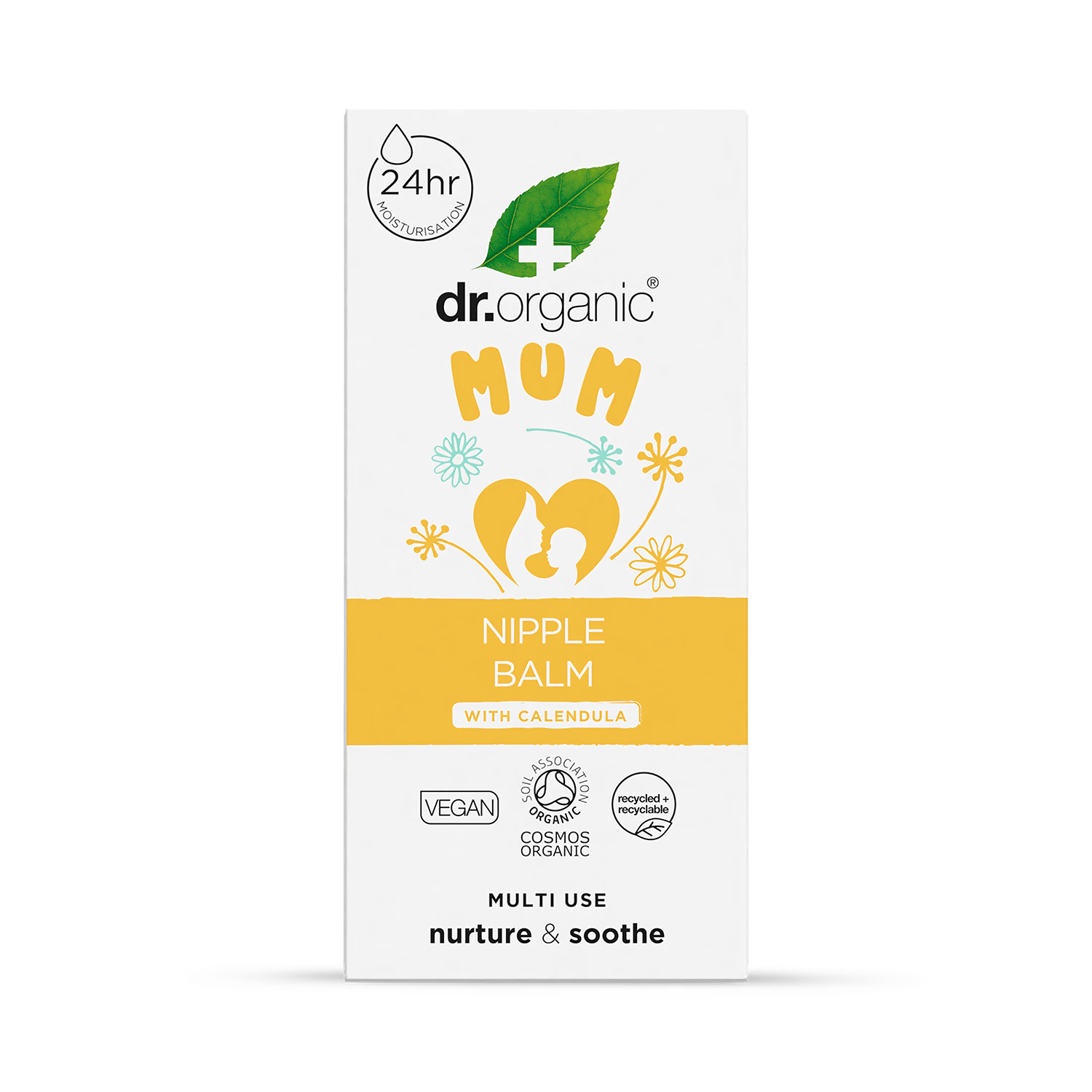 Dr Organic mother baby nipple balm 30ml, UK version