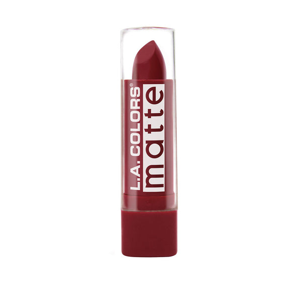 L.A. Colors Matte Lip Color Relentless Red 3.2g, UK version