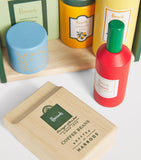 Harrods wooden pantry toy set, UK version