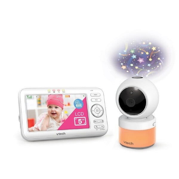 VTECH 5" Baby Monitor with Pan & Tilt Camera GOODS Superdrug   