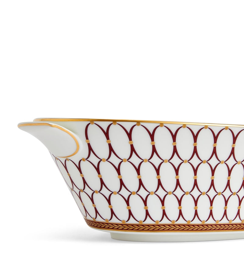 Wedgwood Renaissance Gold Oval Platter 28cm (British brand)