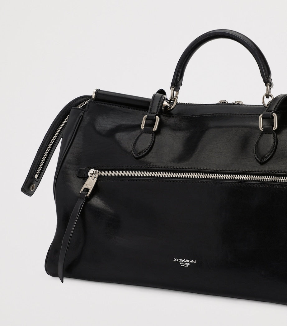 Dolce&Gabbana Vittoria calfskin shoulder bag - British product