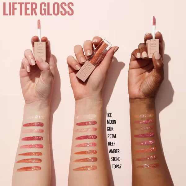 Maybelline Lifter Gloss Lip Topaz, imported from the UK