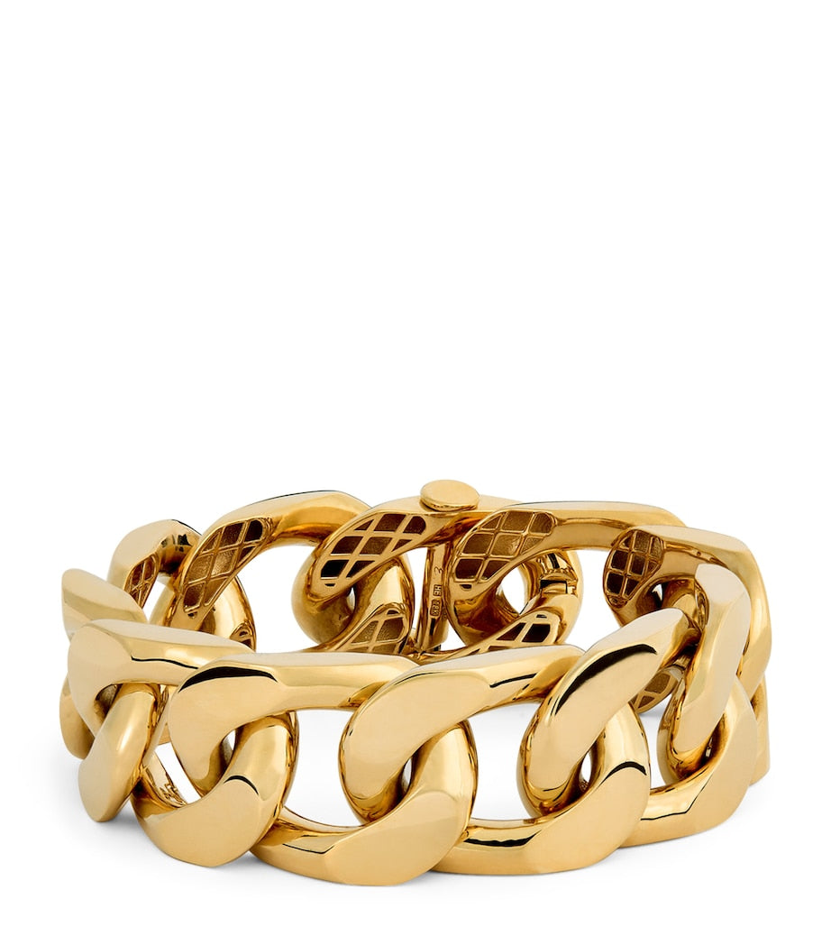 Engelbert medium yellow gold NY-66 chain bracelet (British brand)
