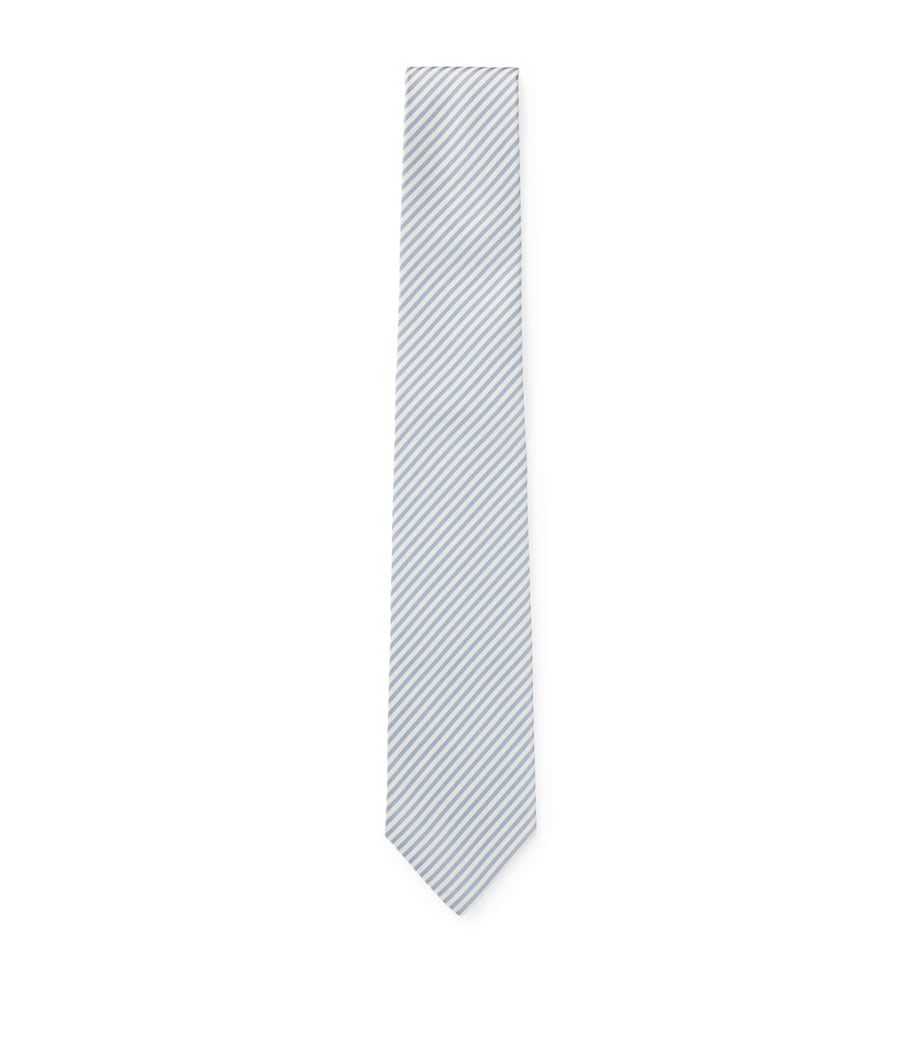 BOSS silk striped tie formal accessory (British brand)