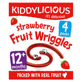 Kiddylicious Fruit Wriggles, strawberry, infant snack, 12months+, multipack, 4x12g GOODS Boots   