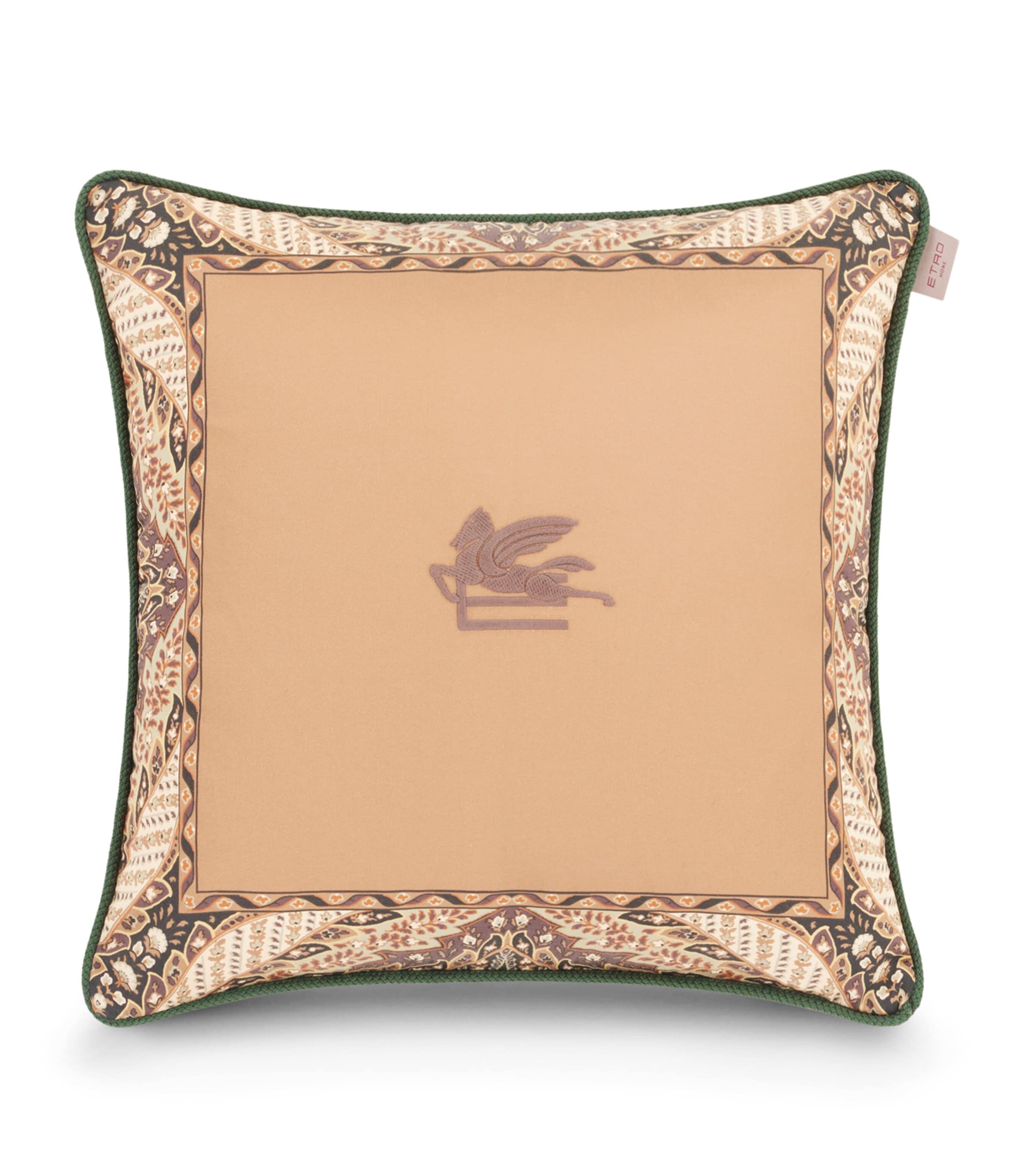 Etro cotton embroidered cushion 45cm x 45cm - British product