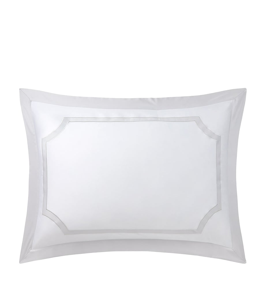 Yves Delorme Couture Haussmann Brume Oxford pillowcase 50cm x 75cm (British brand)