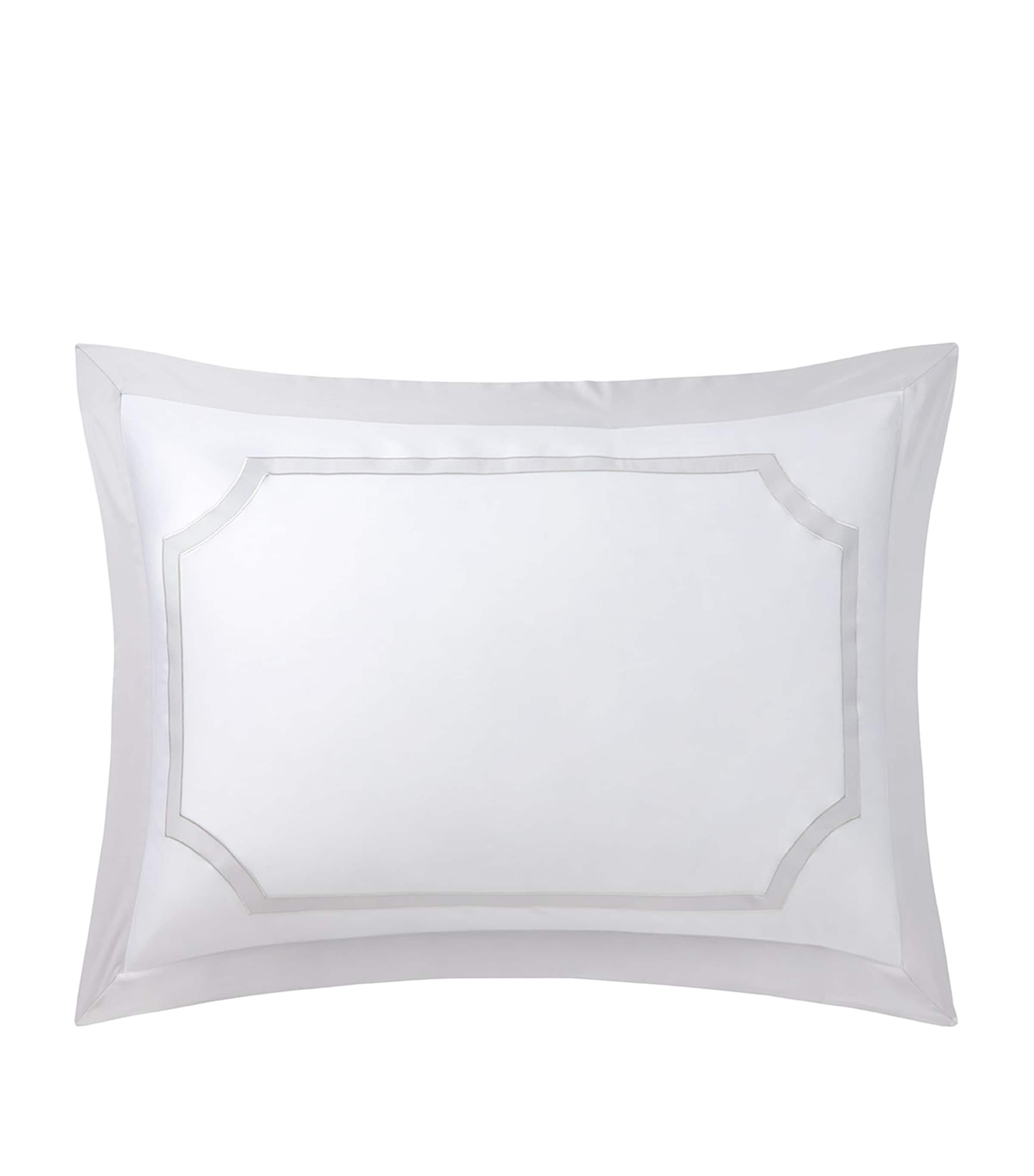 Yves Delorme Couture Haussmann Brume Oxford pillowcase 50cm x 75cm (British brand)