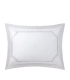 Yves Delorme Couture Haussmann Brume Oxford pillowcase 50cm x 75cm (British brand)