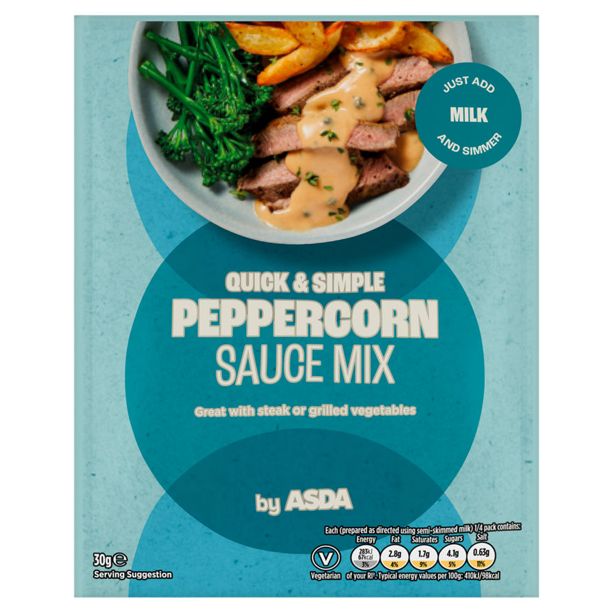 ASDA Peppercorn Sauce Mix 30g GOODS ASDA   