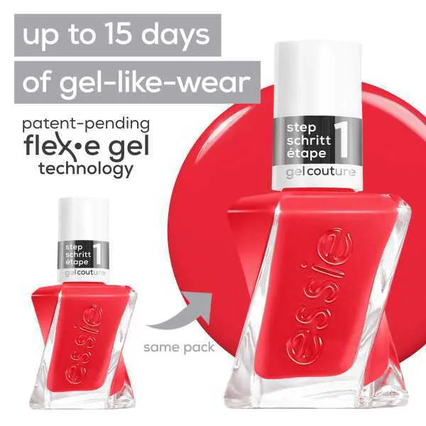 Essie Gel Couture nail polish Sizzling Hot - British product