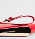 Carolina Herrera Consuelo leather clutch bag - British product
