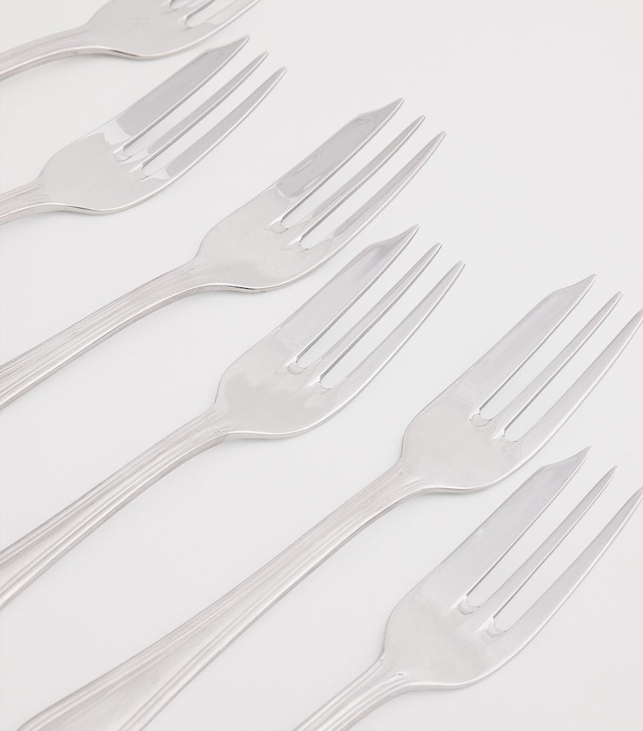 Harrods stainless steel pastry fork set of 6, UK version