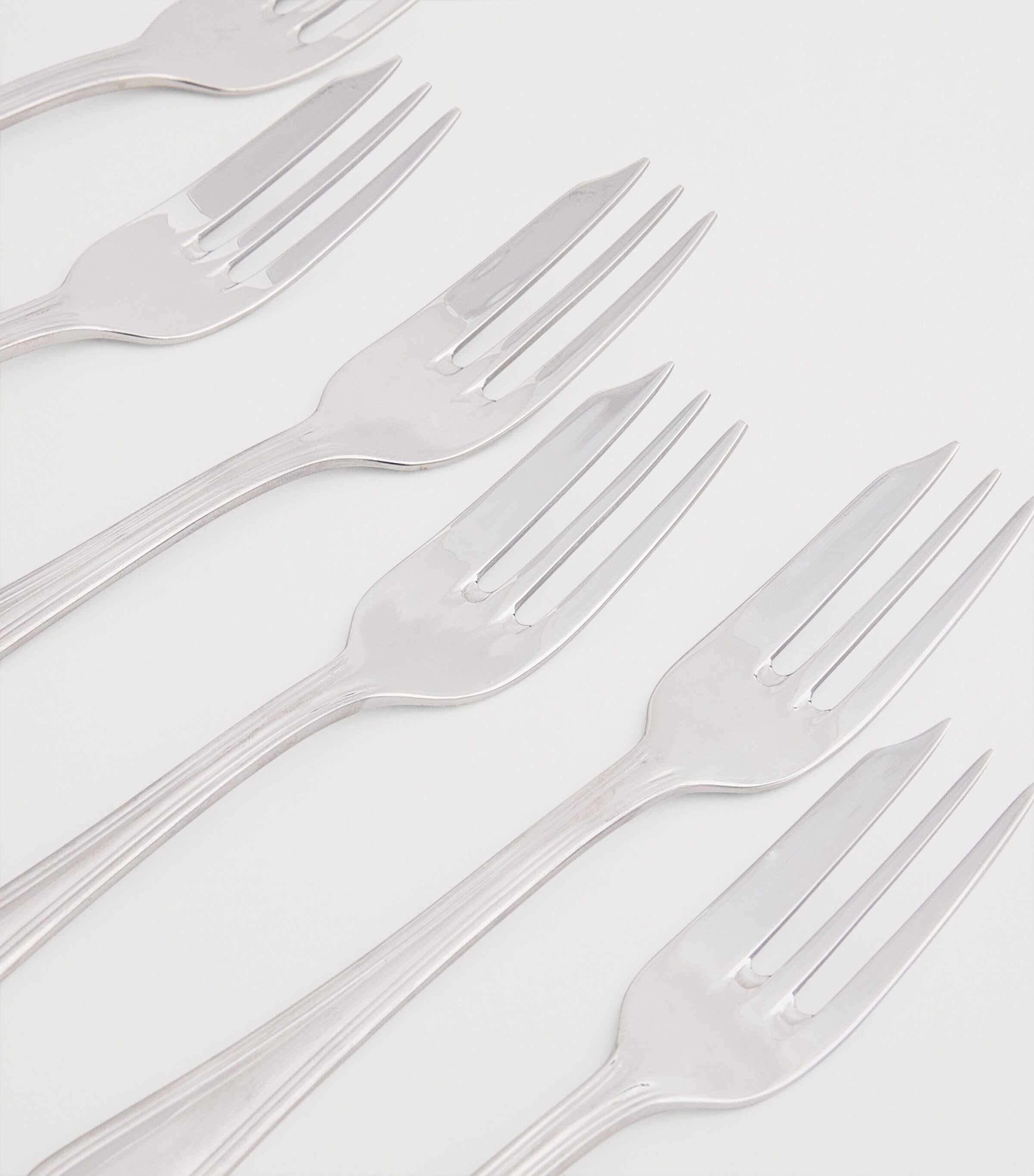Harrods stainless steel pastry fork set of 6, UK version