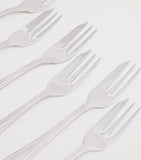Harrods stainless steel pastry fork set of 6, UK version
